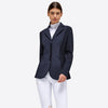 Jersey Mesh Riding Zip Jacket - Navy/Gold Logo