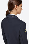 Jersey Mesh Riding Zip Jacket - Navy/Gold Logo
