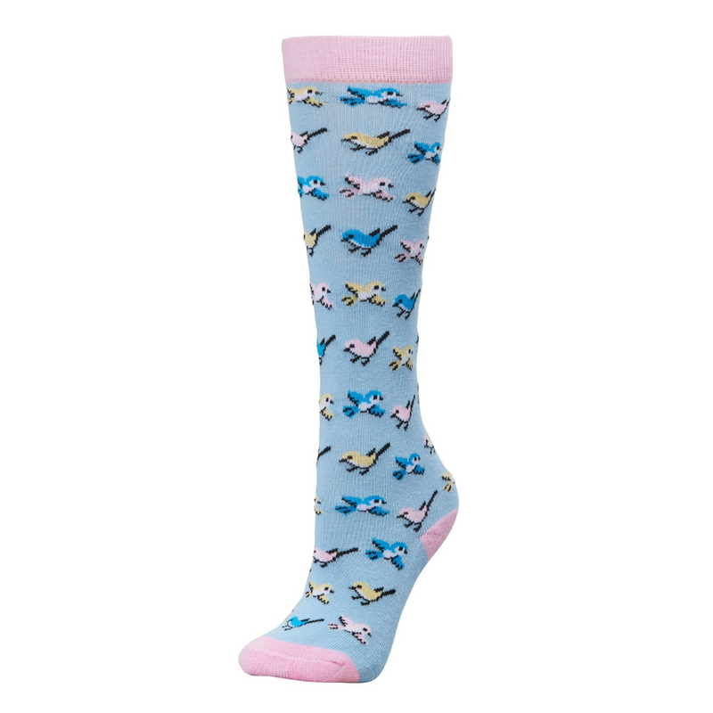 Single Pack Childs Socks - Bluebell Birds