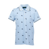 Elyse Short Sleeve Polo - Bluebell