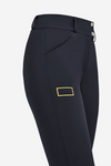 High Waist Full Grip Breeches - Black