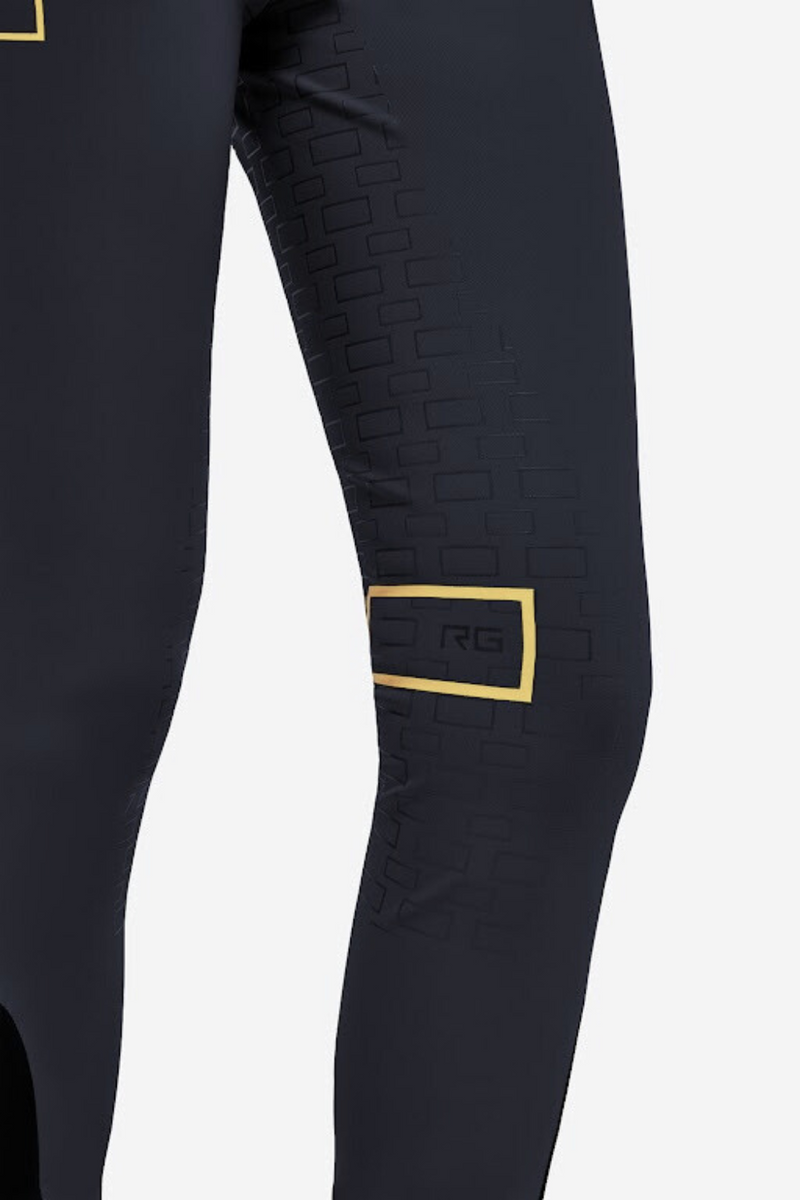 High Waist Full Grip Breeches - Black