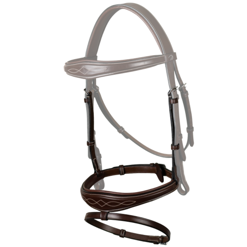 US Jumping Anatomic Flash Noseband - Brown