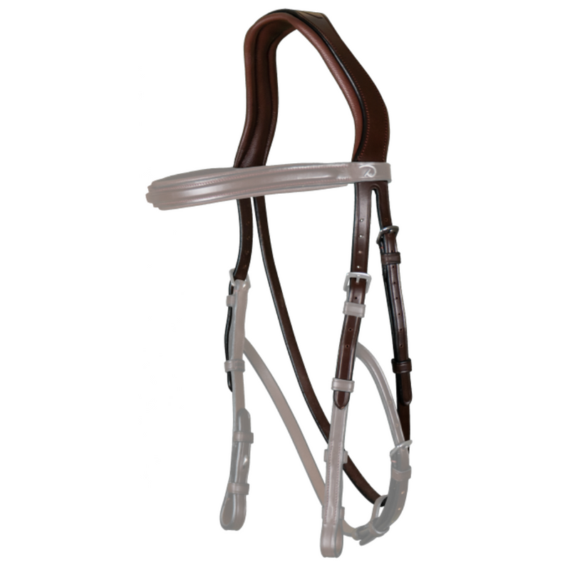 New English Hackamore Headpiece - Brown