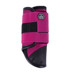 Tech Eventing Boots Front - Fuchsia (Size Small)