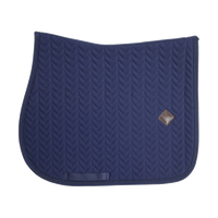 Kentucky - Fishbone Jump Saddle Pad - Navy