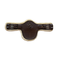 Sheepskin Short Stud Girth - Brown