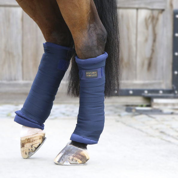 Kentucky - Stable Bandage Pads - Set of 4 - Navy