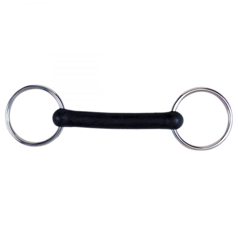 Korsteel - Flexi Rubber Mullen Mouth Loose Ring Snaffle