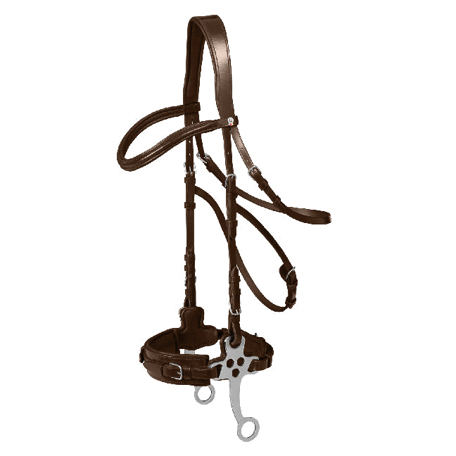 Waldhausen - Supersoft X-Line Hackamore Bridle - Brown