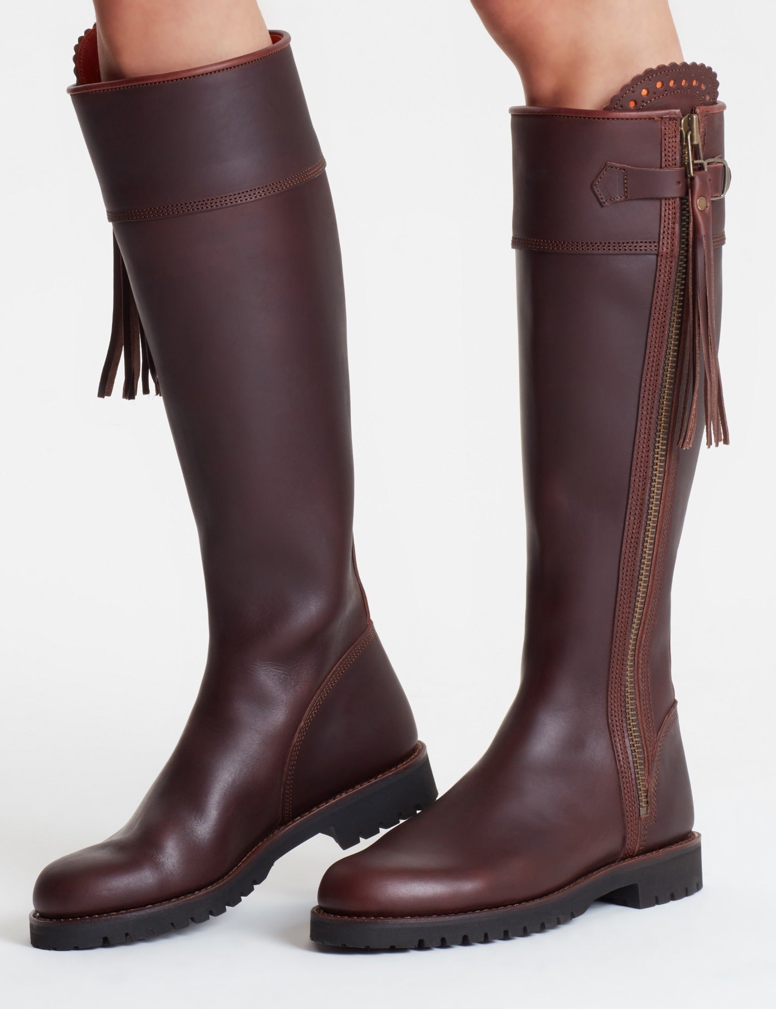 Penelope Chilvers Long Tassel Boot Generous Fit Conker Rangiora Equestrian Supplies