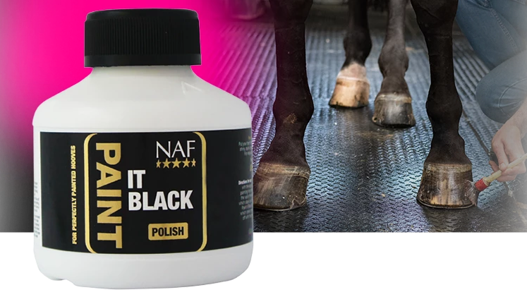 NAF - Paint It Hoof Polish Black - 250ml