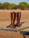 Penelope Chilvers - Long Tassel Boot Generous Fit - Conker