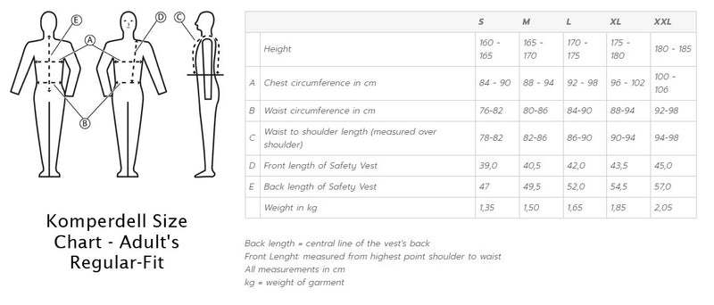 Komperdell - Adult's Front Zip Body Protector