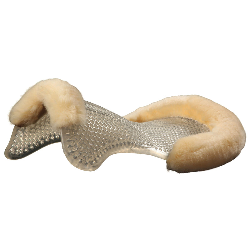 Therapeutic Gel Front Riser Sheepskin Pad - Natural